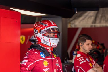  Charles Leclerc (MON) - Scuderia Ferrari - Ferrari SF-25 - Ferrari Formula 1 Pirelli Grand Prix du Canada 2025, Montreal, Quebec, Kanada, 12 - 15 Haziran 2025 Dünya Şampiyonası 'nın 10.