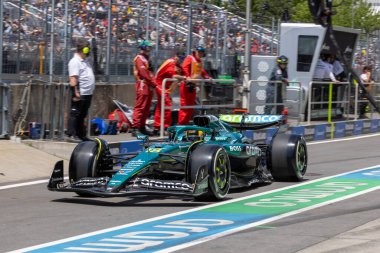  Lance Stroll (CAN) - Aston Martin Aramco F1 Takımı - Aston Martin AMR25 - Mercedes Formula 1 Pirelli Grand Prix du Canada 2025, Montreal, Quebec, Kanada, 12-15 Haziran - Formula 1 Pire Dünya Şampiyonası sırasında 24 Haziran 2025 'in 10.