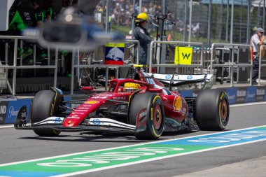  Lewis Hamilton (GBR) - Scuderia Ferrari - Ferrari SF-25 - Ferrari Formula 1 Pirelli Grand Prix du Canada 2025, Montreal, Quebec, Kanada, 12 - 15 Haziran 2025 Dünya Şampiyonası 'nın 10.