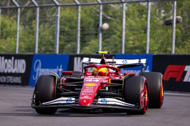  Lewis Hamilton (GBR) - Scuderia Ferrari - Ferrari SF-25 - Ferrari Formula 1 Pirelli Grand Prix du Canada 2025, Montreal, Quebec, Kanada, 12 - 15 Haziran 2025 Dünya Şampiyonası 'nın 10.