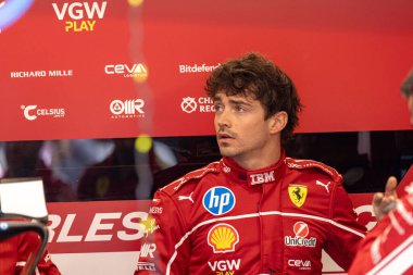  Charles Leclerc (MON) - Scuderia Ferrari - Ferrari SF-25 - Ferrari Formula 1 Pirelli Grand Prix du Canada 2025, Montreal, Quebec, Kanada, 12 - 15 Haziran 2025 Dünya Şampiyonası 'nın 10.