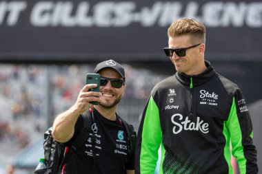  Nico Hulkenberg (GER) - Stake F1 Team Sauber - Sauber C45 - Ferrari Formula 1 Pirelli Grand Prix du Canada 2025, Montreal, Quebec, Kanada, 12-15 Haziran 2025 F1 Dünya Şampiyonası 'nın 10.