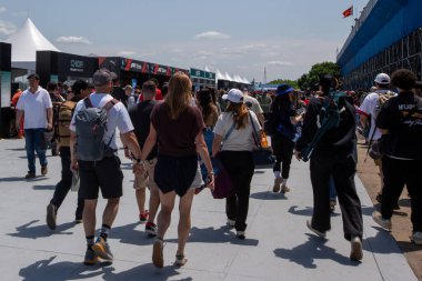 Paddock Formula 1 Pirelli Grand Prix du Canada 2025, Montreal, Quebec, Kanada, 12 - 15 Haziran 2025 F1 Dünya Şampiyonası 'nın 10. Raundu