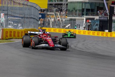  Charles Leclerc (MON) - Scuderia Ferrari - Ferrari SF-25 - Ferrari Formula 1 Pirelli Grand Prix du Canada 2025, Montreal, Quebec, Kanada, 12 - 15 Haziran 2025 Dünya Şampiyonası 'nın 10.