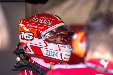  Charles Leclerc (MON) - Scuderia Ferrari - Ferrari SF-25 - Ferrari Formula 1 Pirelli Grand Prix du Canada 2025, Montreal, Quebec, Kanada, 12 - 15 Haziran 2025 Dünya Şampiyonası 'nın 10.