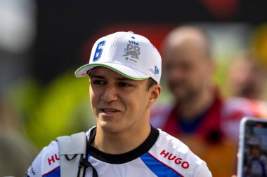 Isaac Hadjar (FRA) Visa Cash App RB F1 Takımı Formula 1 Pirelli Grand Prix du Canada 2025, Montreal, Quebec, Kanada, 12 - 15 Haziran 2025 Dünya Şampiyonası 'nın 10. Raundu