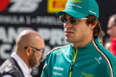  Lance Stroll (CAN) - Aston Martin Aramco F1 Takımı - Aston Martin AMR25 - Mercedes Formula 1 Pirelli Grand Prix du Canada 2025, Montreal, Quebec, Kanada, 12-15 Haziran 2025 F1 Dünya Şampiyonası 'nın 10.