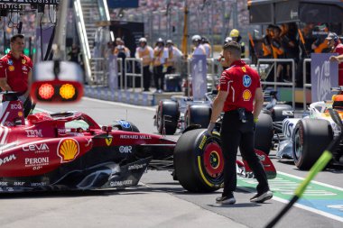  Charles Leclerc (MON) - Scuderia Ferrari - Ferrari SF-25 - Ferrari Formula 1 Pirelli Grand Prix du Canada 2025, Montreal, Quebec, Kanada, 12 - 15 Haziran 2025 Dünya Şampiyonası 'nın 10.
