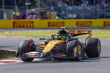  Lando Norris (GBR) - McLaren Formula 1 Takımı - McLaren MCL39 - Mercedes Formula 1 Pirelli Grand Prix du Canada 2025, Montreal, Quebec, Kanada, 12-15 Haziran 2025 F1 Dünya Şampiyonası 'nın 10.