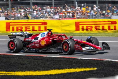  Charles Leclerc (MON) - Scuderia Ferrari - Ferrari SF-25 - Ferrari Formula 1 Pirelli Grand Prix du Canada 2025, Montreal, Quebec, Kanada, 12 - 15 Haziran 2025 Dünya Şampiyonası 'nın 10.