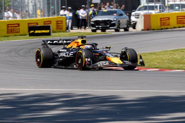  Max Verstappen (NED) - Oracle Red Bull Racing - Red Bull RB21 - Honda RBPT Formula 1 Pirelli Grand Prix du Canada 2025, Montreal, Quebec, Kanada, 12-15 Haziran 2025 F1 Dünya Şampiyonası 'nın 10.