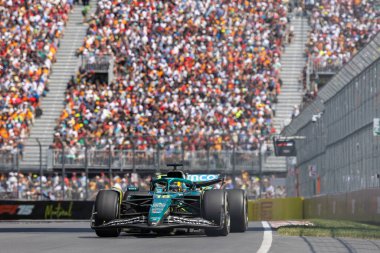  Lance Stroll (CAN) - Aston Martin Aramco F1 Takımı - Aston Martin AMR25 - Mercedes Formula 1 Pirelli Grand Prix du Canada 2025, Montreal, Quebec, Kanada, 12-15 Haziran 2025 F1 Dünya Şampiyonası 'nın 10.