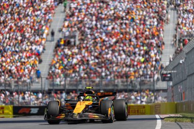  Lando Norris (GBR) - McLaren Formula 1 Takımı - McLaren MCL39 - Mercedes Formula 1 Pirelli Grand Prix du Canada 2025, Montreal, Quebec, Kanada, 12-15 Haziran 2025 F1 Dünya Şampiyonası 'nın 10.