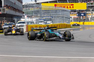  George Russell (GBR) - Mercedes-AMG PETRONAS F1 Takımı - Mercedes W16 - Mercedes E Performansı Formula 1 Pirelli Grand Prix du Canada 2025, Montreal, Quebec, Kanada, 12-15 Haziran 2025 F1 Dünya Şampiyonası 'nın 10.