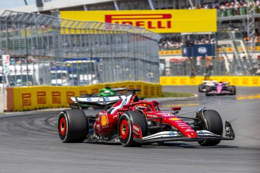  Charles Leclerc (MON) - Scuderia Ferrari - Ferrari SF-25 - Ferrari Formula 1 Pirelli Grand Prix du Canada 2025, Montreal, Quebec, Kanada, 12 - 15 Haziran 2025 Dünya Şampiyonası 'nın 10.