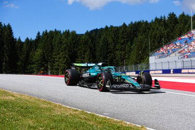  Lance Stroll (CAN) - Aston Martin Aramco F1 Takımı - Aston Martin AMR25 - Formula 1 MSC Avusturya Grand Prix 2025, Spielberg, Avusturya - 24 Haziran 2025 F1 Dünya Şampiyonası 'nda 11.