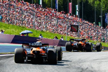  Lando Norris (GBR) - McLaren Formula 1 Takımı - McLaren MCL39 - Formula 1 MSC Avusturya Grand Prix 2025, Spielberg, Avusturya - 26 Haziran - 29 Haziran 2025 F1 Dünya Şampiyonası 'nın 11.