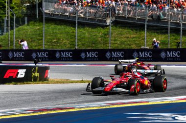  Charles Leclerc (MON) - Scuderia Ferrari - Ferrari SF-25 - Ferrari Formula 1 MSC, Avusturya Grand Prix 2025, Spielberg, Avusturya - 26 Haziran - 29 Haziran 2025 F1 Dünya Şampiyonası 'nın 11.