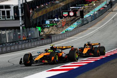  Lando Norris (GBR) - McLaren Formula 1 Takımı - McLaren MCL39 - Formula 1 MSC Avusturya Grand Prix 2025, Spielberg, Avusturya - 26 Haziran - 29 Haziran 2025 F1 Dünya Şampiyonası 'nın 11.