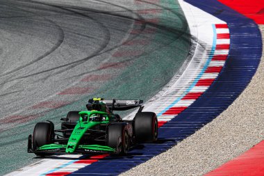 Gabriel Bortoleto (BRA) Formula 1 'de F1 Takım Sauber, Avusturya Grand Prix 2025' te, Spielberg, Avusturya, 26-29 Haziran tarihleri arasında - 2025 Dünya Şampiyonası 'nın 11.
