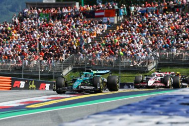  Lance Stroll (CAN) - Aston Martin Aramco F1 Takımı - Aston Martin AMR25 - Formula 1 MSC Avusturya Grand Prix 2025, Spielberg, Avusturya - 24 Haziran 2025 F1 Dünya Şampiyonası 'nda 11.