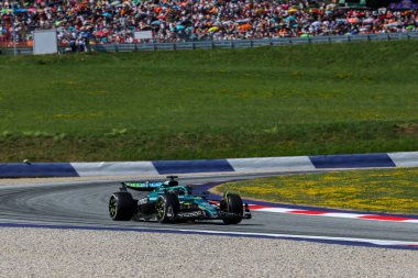  Lance Stroll (CAN) - Aston Martin Aramco F1 Takımı - Aston Martin AMR25 - Formula 1 MSC Avusturya Grand Prix 2025, Spielberg, Avusturya - 24 Haziran 2025 F1 Dünya Şampiyonası 'nda 11.