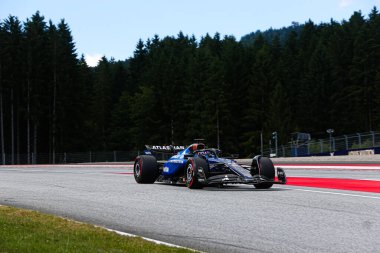  Alexander Albon (THA) - Williams Yarışı - Williams FW47 - Mercedes Formula 1 MSC Seyahatleri sırasında Avusturya Grand Prix 2025, Spielberg, Avusturya, 26 Haziran - 29 Haziran 2025 F1 Dünya Şampiyonası 'nın 11. Raundu