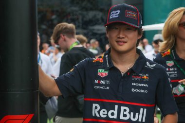 Yuki Tsunoda (JPN) - Oracle Red Bull Racing - Red Bull RB21 - Formula 1 sırasında Honda RBPT Avusturya Grand Prix 2025, Spielberg, Avusturya