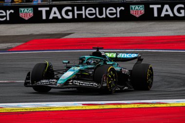 Lance Stroll (CAN) - Aston Martin Aramco F1 Takımı - Aston Martin AMR25 - Formula 1 MSC Avusturya Grand Prix 2025, Spielberg, Avusturya - 24 Haziran 2025 F1 Dünya Şampiyonası 'nda 11.