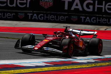  Charles Leclerc (MON) - Scuderia Ferrari - Ferrari SF-25 - Ferrari Formula 1 MSC, Avusturya Grand Prix 2025, Spielberg, Avusturya - 26 Haziran - 29 Haziran 2025 F1 Dünya Şampiyonası 'nın 11.