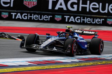  Carlos Sainz Jr. (ESP) - Williams Racing - Williams FW47 - Mercedes Formula 1 MSC Cruises Avusturya Grand Prix 2025, Spielberg, Avusturya, 26 Haziran - 29 Haziran 2025 F1 Dünya Şampiyonası 'nın 11. Raundu