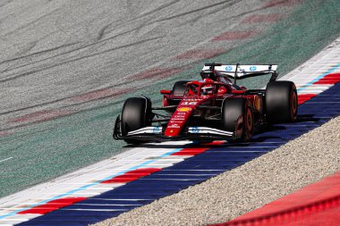  Charles Leclerc (MON) - Scuderia Ferrari - Ferrari SF-25 - Ferrari Formula 1 MSC, Avusturya Grand Prix 2025, Spielberg, Avusturya - 26 Haziran - 29 Haziran 2025 F1 Dünya Şampiyonası 'nın 11.