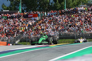 Gabriel Bortoleto (BRA) Formula 1 'de F1 Takım Sauber, Avusturya Grand Prix 2025' te, Spielberg, Avusturya, 26-29 Haziran tarihleri arasında - 2025 Dünya Şampiyonası 'nın 11.