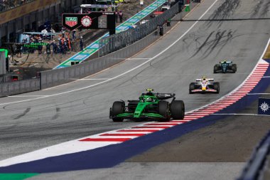 Gabriel Bortoleto (BRA) Formula 1 'de F1 Takım Sauber, Avusturya Grand Prix 2025' te, Spielberg, Avusturya, 26-29 Haziran tarihleri arasında - 2025 Dünya Şampiyonası 'nın 11.