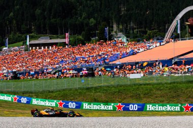  Lando Norris (GBR) - McLaren Formula 1 Takımı - McLaren MCL39 - Formula 1 MSC Avusturya Grand Prix 2025, Spielberg, Avusturya - 26 Haziran - 29 Haziran 2025 F1 Dünya Şampiyonası 'nın 11.