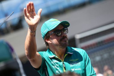 Fernando Alonso (ESP) - Aston Martin Aramco F1 Takımı - Aston Martin AMR25 - Formula 1 MSC Avusturya Grand Prix 2025, Spielberg, Avusturya - 26 Haziran - 29 Haziran 2025 F1 Dünya Şampiyonası 'nın 11.