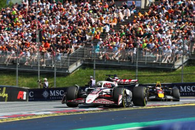  Esteban Ocon (FRA) - Haas F1 Team - Haas VF-25 - Ferrari Formula 1 MSC Cruises Avusturya Grand Prix 2025, Spielberg, Avusturya, 26 Haziran - 29 Haziran 2025 F1 Dünya Şampiyonası 'nın 11.