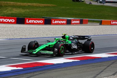 Gabriel Bortoleto (BRA) Formula 1 'de F1 Takım Sauber, Avusturya Grand Prix 2025' te, Spielberg, Avusturya, 26-29 Haziran tarihleri arasında - 2025 Dünya Şampiyonası 'nın 11.