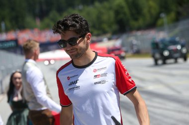  Esteban Ocon (FRA) - Haas F1 Team - Haas VF-25 - Ferrari Formula 1 MSC Cruises Avusturya Grand Prix 2025, Spielberg, Avusturya, 26 Haziran - 29 Haziran 2025 F1 Dünya Şampiyonası 'nın 11.