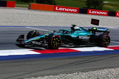  Lance Stroll (CAN) - Aston Martin Aramco F1 Takımı - Aston Martin AMR25 - Formula 1 MSC Avusturya Grand Prix 2025, Spielberg, Avusturya - 24 Haziran 2025 F1 Dünya Şampiyonası 'nda 11.