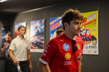  Charles Leclerc (MON) - Scuderia Ferrari - Ferrari SF-25 - Ferrari Formula 1 MSC, Avusturya Grand Prix 2025, Spielberg, Avusturya - 26 Haziran - 29 Haziran 2025 F1 Dünya Şampiyonası 'nın 11.