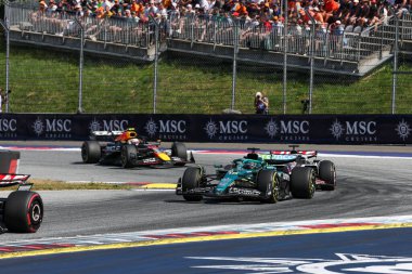  Lance Stroll (CAN) - Aston Martin Aramco F1 Takımı - Aston Martin AMR25 - Formula 1 MSC Avusturya Grand Prix 2025, Spielberg, Avusturya - 24 Haziran 2025 F1 Dünya Şampiyonası 'nda 11.