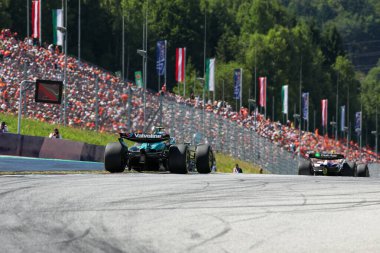  Fernando Alonso (ESP) - Aston Martin Aramco F1 Takımı - Aston Martin AMR25 - Formula 1 MSC Avusturya Grand Prix 2025, Spielberg, Avusturya - 26 Haziran - 29 Haziran 2025 F1 Dünya Şampiyonası 'nın 11.