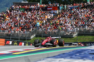  Charles Leclerc (MON) - Scuderia Ferrari - Ferrari SF-25 - Ferrari Formula 1 MSC, Avusturya Grand Prix 2025, Spielberg, Avusturya - 26 Haziran - 29 Haziran 2025 F1 Dünya Şampiyonası 'nın 11.