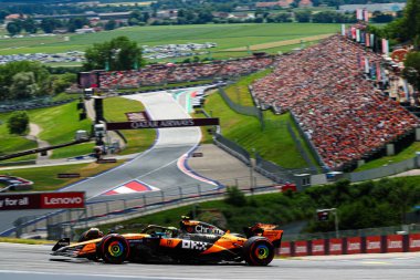  Lando Norris (GBR) - McLaren Formula 1 Takımı - McLaren MCL39 - Formula 1 MSC Avusturya Grand Prix 2025, Spielberg, Avusturya - 26 Haziran - 29 Haziran 2025 F1 Dünya Şampiyonası 'nın 11.