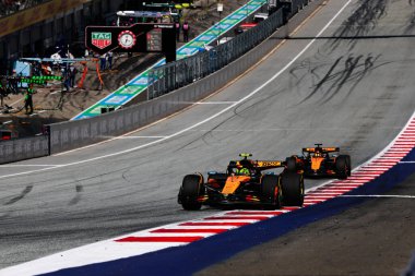  Lando Norris (GBR) - McLaren Formula 1 Takımı - McLaren MCL39 - Formula 1 MSC Avusturya Grand Prix 2025, Spielberg, Avusturya - 26 Haziran - 29 Haziran 2025 F1 Dünya Şampiyonası 'nın 11.