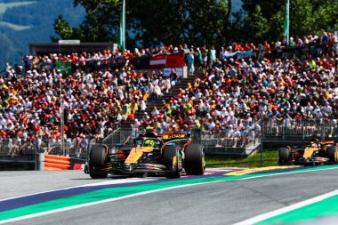  Lando Norris (GBR) - McLaren Formula 1 Takımı - McLaren MCL39 - Formula 1 MSC Avusturya Grand Prix 2025, Spielberg, Avusturya - 26 Haziran - 29 Haziran 2025 F1 Dünya Şampiyonası 'nın 11.
