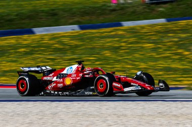  Charles Leclerc (MON) - Scuderia Ferrari - Ferrari SF-25 - Ferrari Formula 1 MSC, Avusturya Grand Prix 2025, Spielberg, Avusturya - 26 Haziran - 29 Haziran 2025 F1 Dünya Şampiyonası 'nın 11.