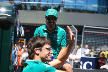  Fernando Alonso (ESP) - Aston Martin Aramco F1 Takımı - Aston Martin AMR25 - Formula 1 MSC Avusturya Grand Prix 2025, Spielberg, Avusturya - 26 Haziran - 29 Haziran 2025 F1 Dünya Şampiyonası 'nın 11.