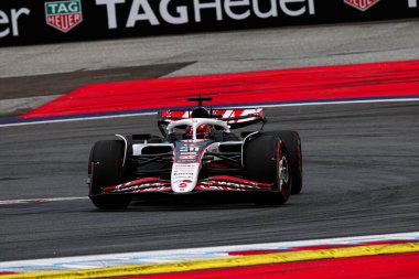  Esteban Ocon (FRA) - Haas F1 Team - Haas VF-25 - Ferrari Formula 1 MSC Cruises Avusturya Grand Prix 2025, Spielberg, Avusturya, 26 Haziran - 29 Haziran 2025 F1 Dünya Şampiyonası 'nın 11.